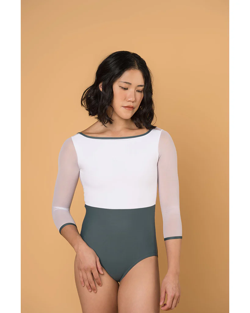 Supertone Bolt Collection Avery Mesh 3/4 Long Sleeve Leotard - Womens - Image 20