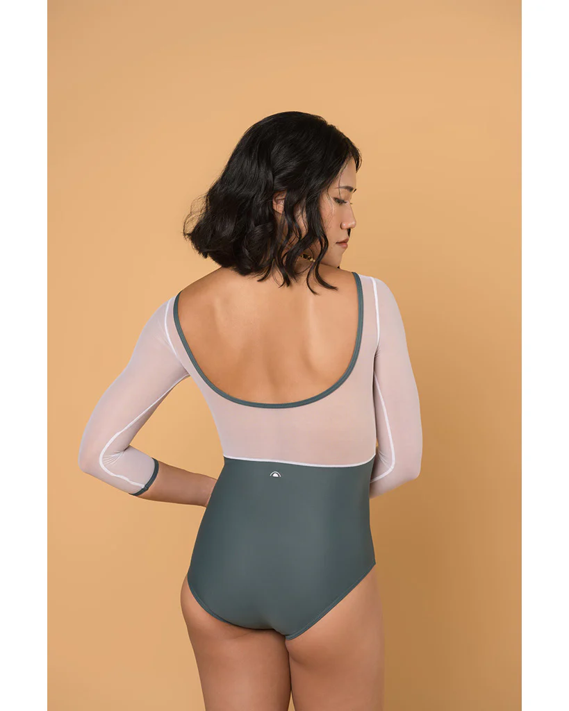 Supertone Bolt Collection Avery Mesh 3/4 Long Sleeve Leotard - Womens - Image 21