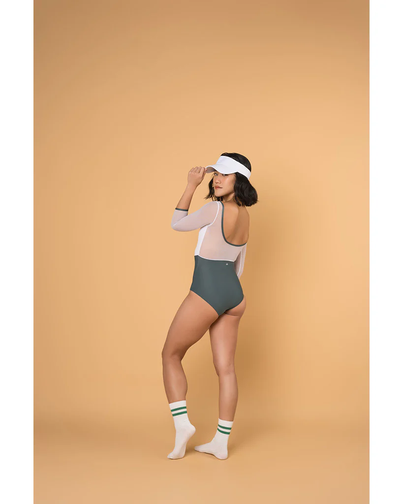 Supertone Bolt Collection Avery Mesh 3/4 Long Sleeve Leotard - Womens - Image 24