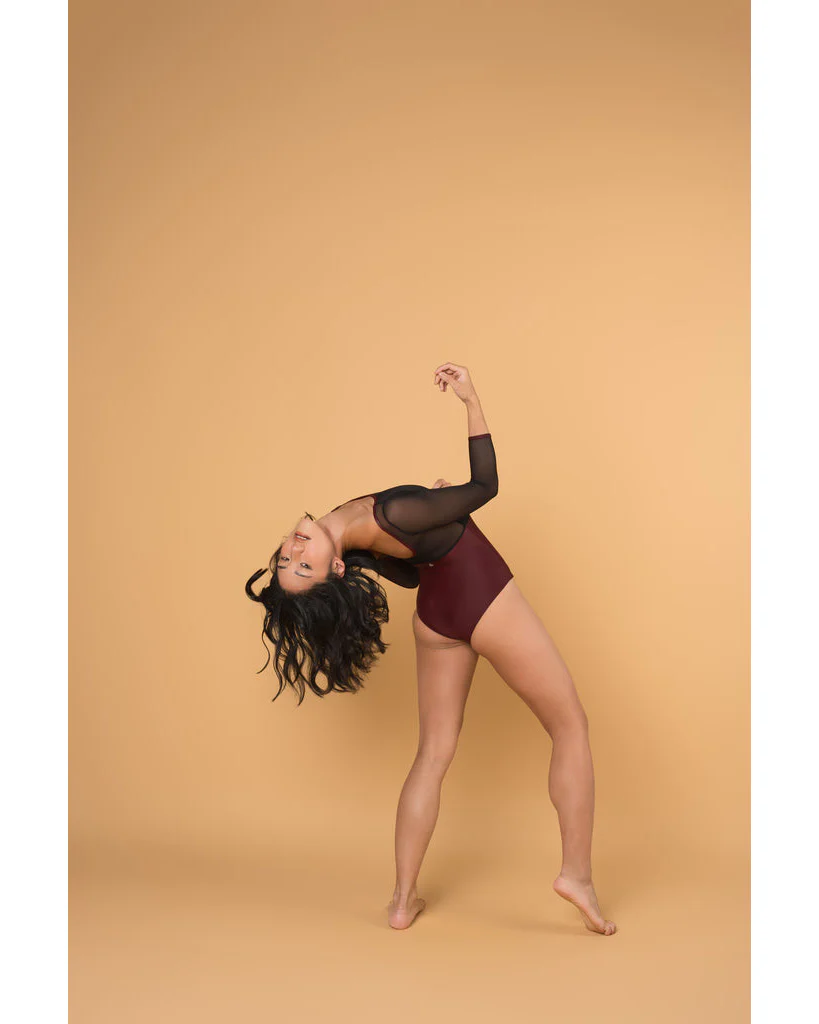 Supertone Bolt Collection Avery Mesh 3/4 Long Sleeve Leotard - Womens - Image 5