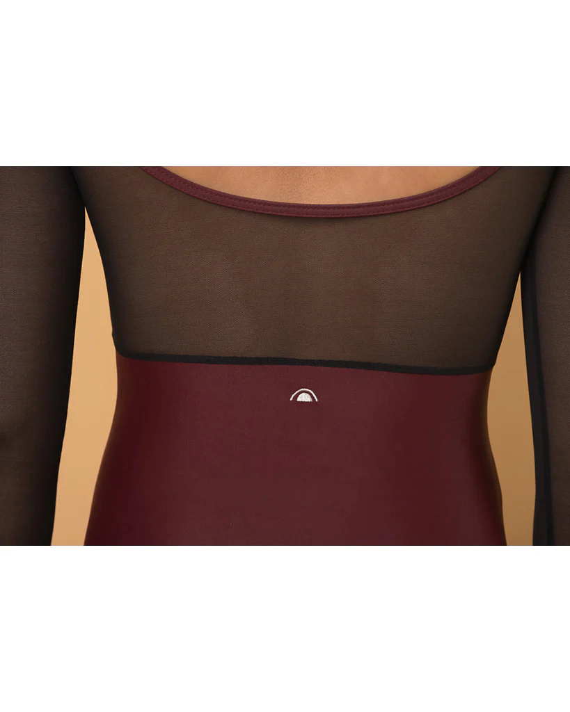 Supertone Bolt Collection Avery Mesh 3/4 Long Sleeve Leotard - Womens - Image 7