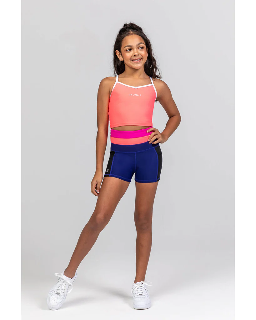 Sylvia P The Original Cropped Singlet - Girls - Cantaloupe