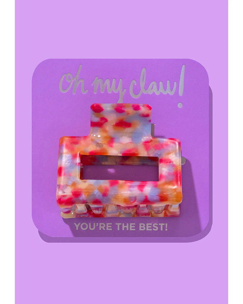 Taylor Elliott Designs Claw Clip On Card Medium - "You're the Best!"