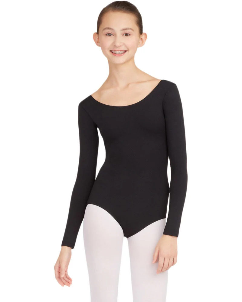 Capezio Team Basic Long Sleeve Leotard - TB134C Girls - Image 3