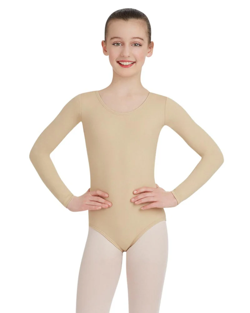 Capezio Team Basic Long Sleeve Leotard - TB134C Girls - Image 5