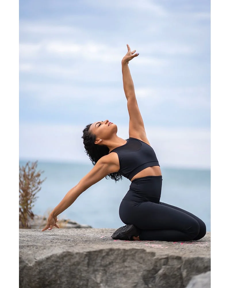 Tendu Active Black Swan Extend Leggings - Womens - Black - Image 3
