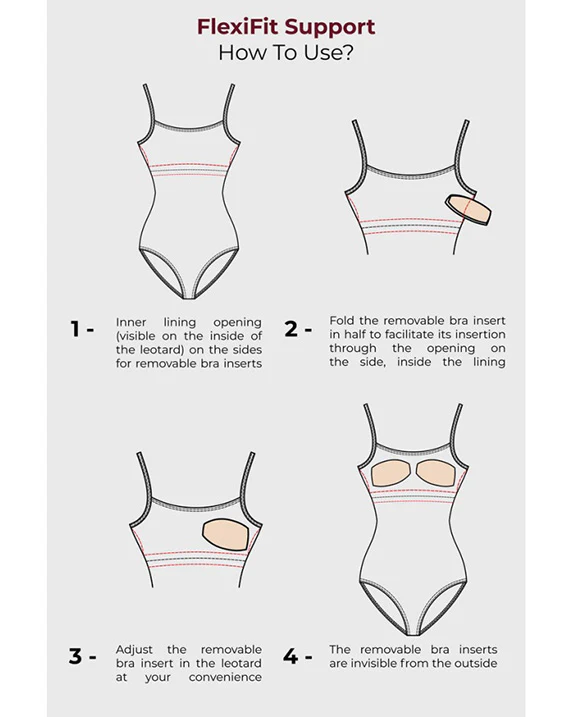 Wear Moi Page Pinch Front Crisscross Back Camisole Leotard - Womens - Image 8
